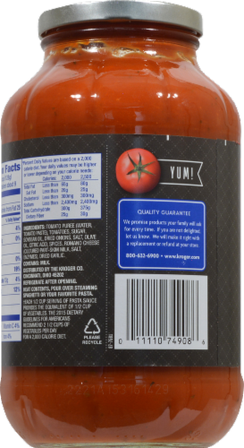 Kroger® Traditional Pasta Sauce Perspective: back