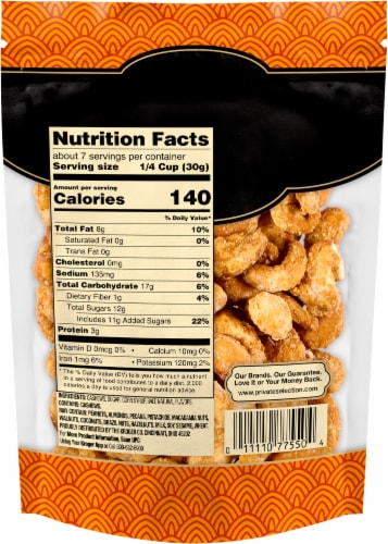 Private Selection® Kettle Roasted Pineapple Habanero Cashews Perspective: back