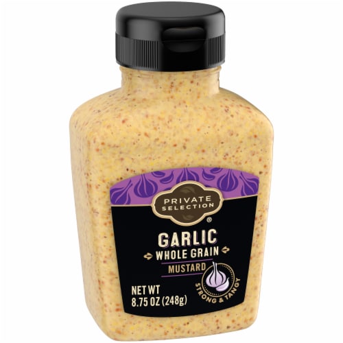 Private Selection® Whole Grain Garlic Mustard Perspective: back