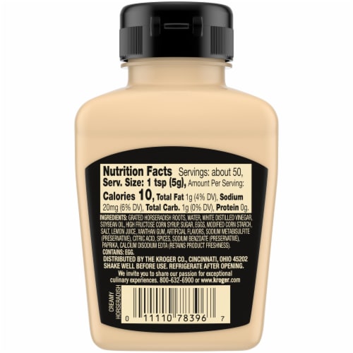 Private Selection® Creamy Horseradish Sauce Perspective: back