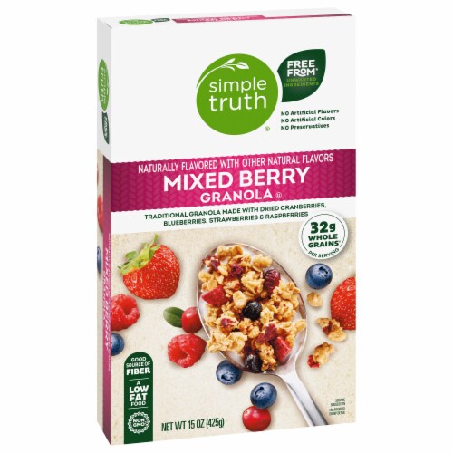 Simple Truth® Mixed Berry Granola Perspective: back