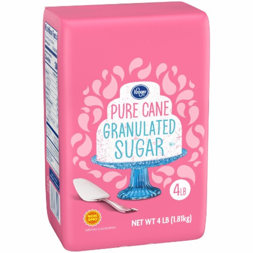 Kroger® Pure Cane Granulated Sugar Perspective: back