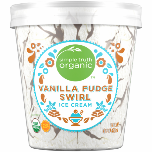 Simple Truth Organic™ Vanilla Fudge Swirl Ice Cream Perspective: back