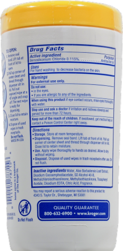 Kroger® Anti Bacterial Moist Wipes Perspective: back
