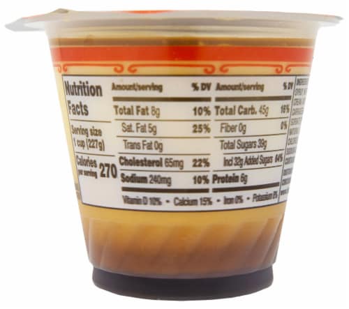 Senor Gusto™ Caramel Flan Perspective: back