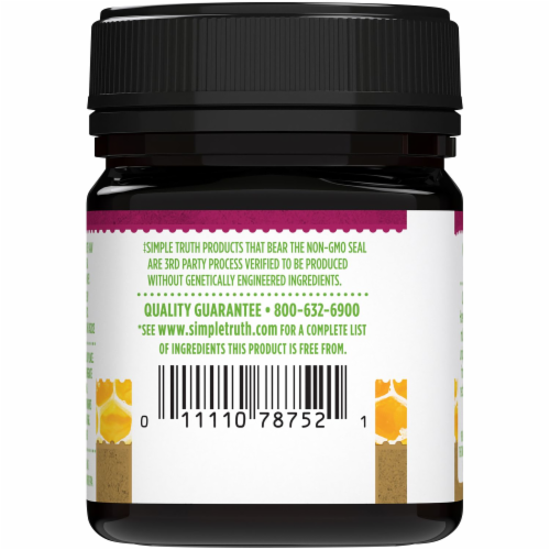 Simple Truth® Monofloral Raw Manuka Honey Perspective: back
