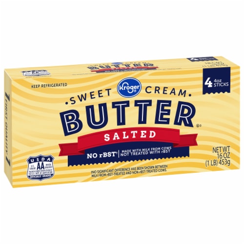 Kroger® Salted Butter Sticks Perspective: back