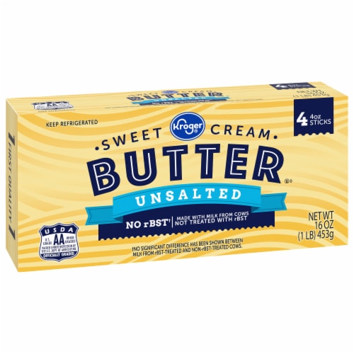 Kroger® Unsalted Butter Sticks Perspective: back