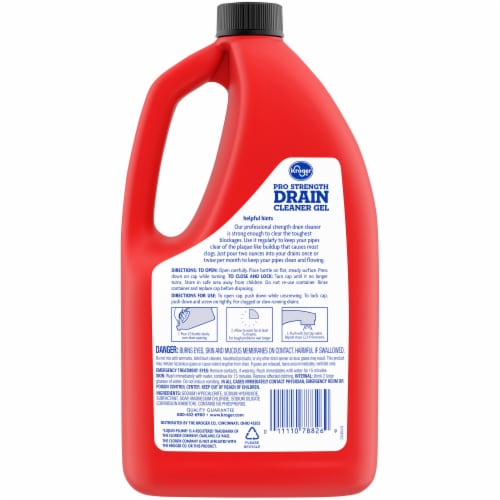 Kroger® Pro-Strength Drain Cleaner Gel Perspective: back