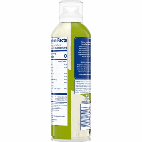 Kroger Non Stick Canola Cooking Spray Perspective: back