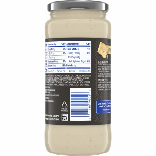 Kroger® Traditional Alfredo Sauce Perspective: back