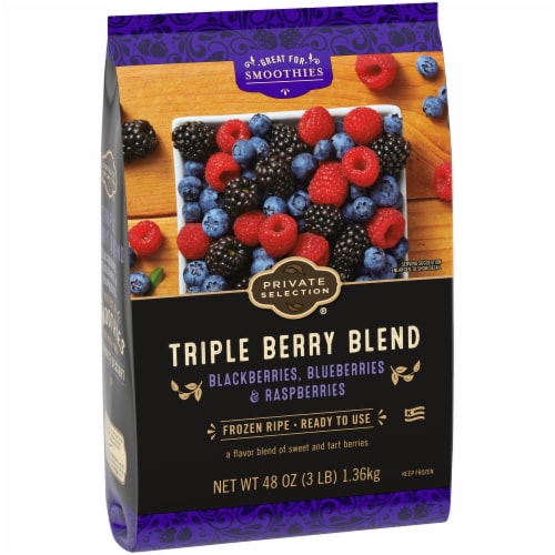 Private Selection® Triple Berry Blend Frozen Fruit Perspective: back