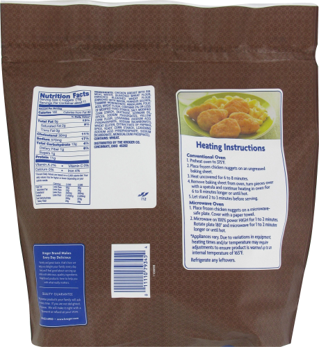Kroger® Chicken Nuggets Perspective: back