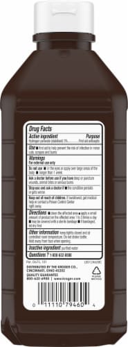 Kroger® Hydrogen Peroxide Perspective: back