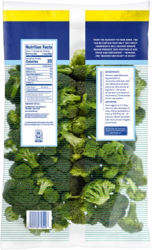 Kroger® Broccoli Florets BIG Deal! Perspective: back
