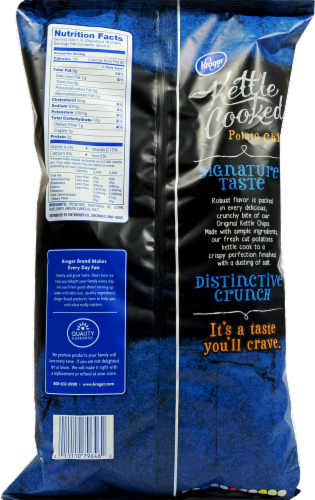 Kroger® Original Kettle Cooked Potato Chips Perspective: back
