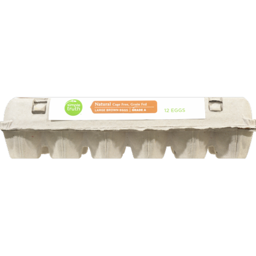 Simple Truth™ Natural Cage Free Large Brown Eggs Perspective: back