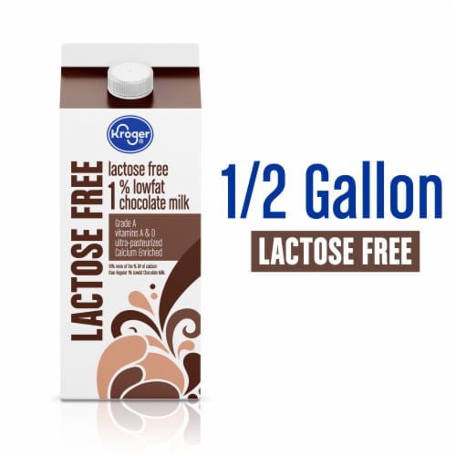 Kroger® Lactose Free 1% Chocolate Milk Perspective: back