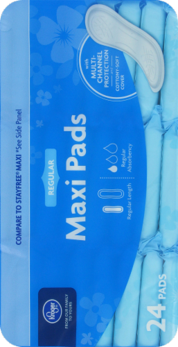 Kroger® Regular Maxi Pads Perspective: back