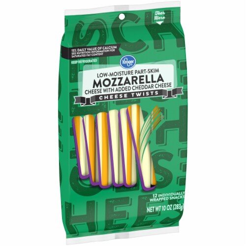 Kroger® Mozzarella & Cheddar Twists Cheese Sticks Perspective: back