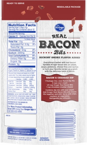 Kroger® Real Bacon Bits Perspective: back