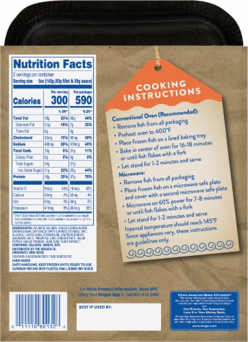 Kroger® Frozen Smoky Bourbon Atlantic Salmon Perspective: back