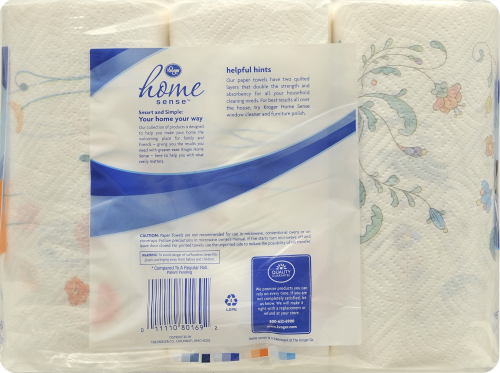 Kroger®  Paper Towels Perspective: back