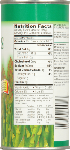Fry's® All Green Asparagus Spears Perspective: back