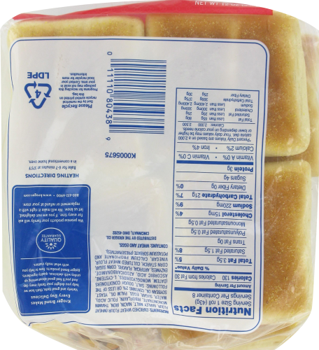 Kroger® Sweet Yeast Brown and Serve Rolls Perspective: back
