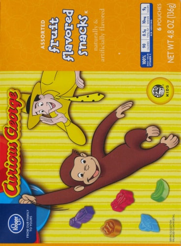 Kroger® Curious George Fruit Snacks 6 Count Perspective: back