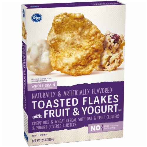 Kroger® Toasted Flakes with Fruit & Yogurt Cereal Perspective: back