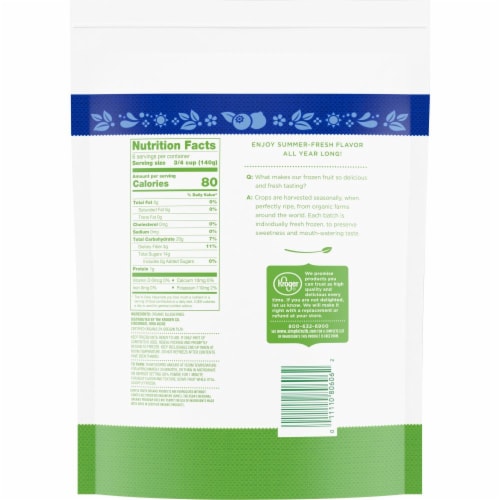 Simple Truth Organic® Frozen Blueberries Perspective: back