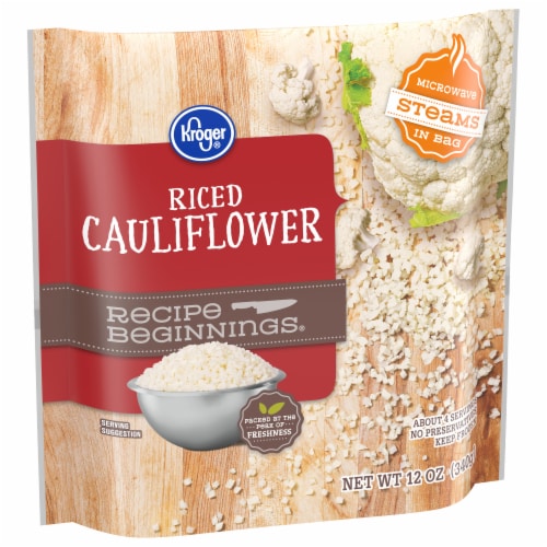 Kroger® Recipe Beginnings Frozen Riced Cauliflower Perspective: back