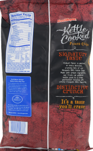 Fred Meyer® Mesquite BBQ Kettle Chips Perspective: back