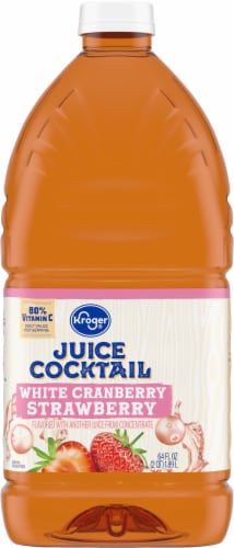 Kroger® White Cranberry Strawberry Flavored Juice Cocktail Perspective: back