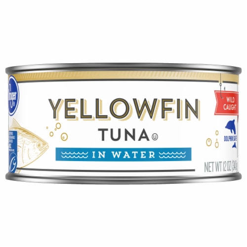 Kroger® Wild Caught Chunk Light Yellowfin Tuna in Water Perspective: back