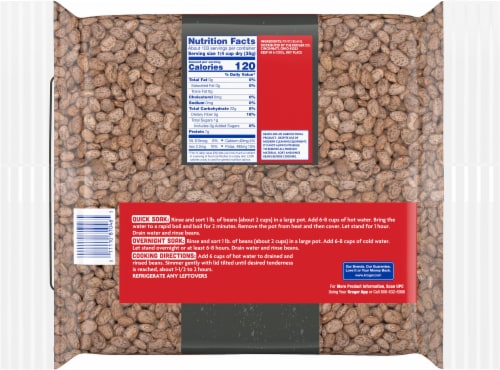 Kroger® Pinto Beans Perspective: back