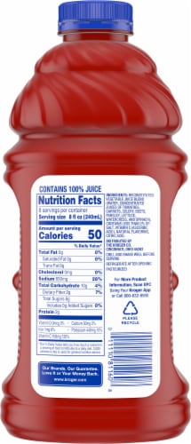 Kroger® Spicy 100% Vegetable Juice Perspective: back