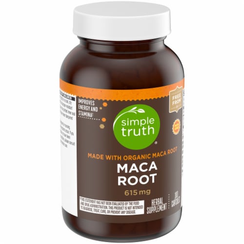 Simple Truth® Maca Root Capsules 615mg Perspective: back