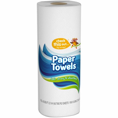 Check This Out® Paper Towels Perspective: back