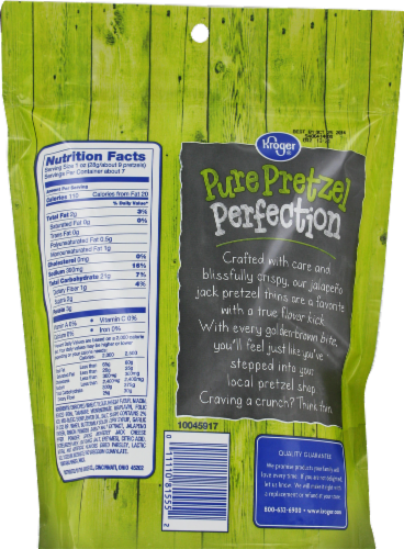Kroger® Jalapeno Jack Pretzel Thins Perspective: back