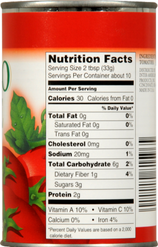 Ralphs Tomato Paste Perspective: back