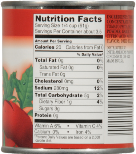 Ralphs Tomato Sauce Perspective: back