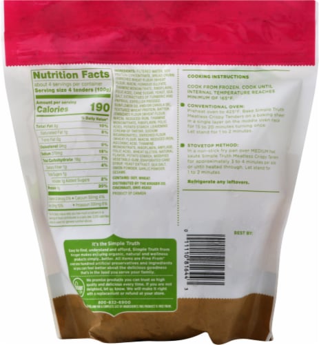 Simple Truth™ Meatless Crispy Tenders Perspective: back
