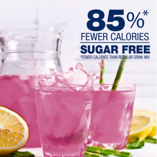 Kroger® Lite Pink Lemonade Instant Drink Mix Perspective: back