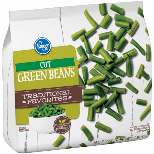 Kroger® Traditional Favorites Frozen Green Beans Cut Perspective: back