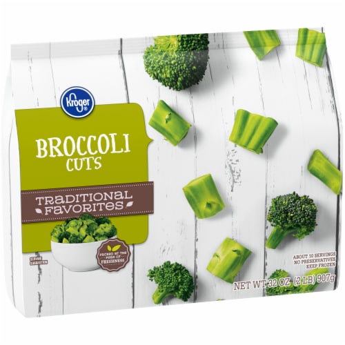 Kroger® Traditional Favorites Frozen Broccoli Cuts Perspective: back