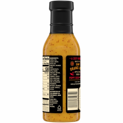 Private Selection® Orange Poppy Seed Dressing Perspective: back