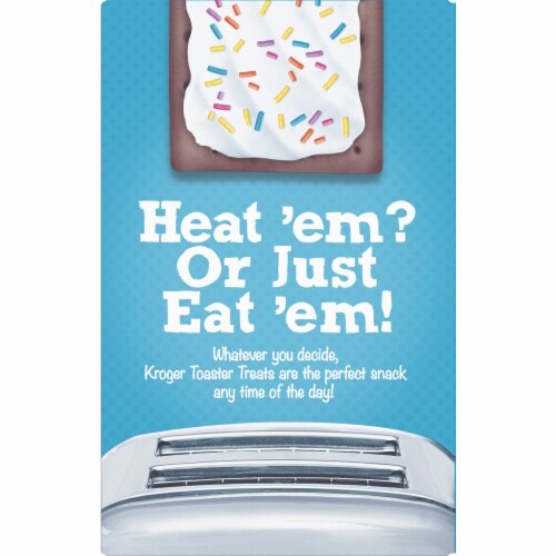 Kroger® Birthday Cake Frosted Toaster Treats Perspective: back