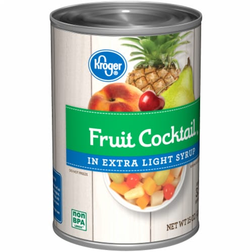 Kroger® Fruit Cocktail in Extra Light Syrup Perspective: back